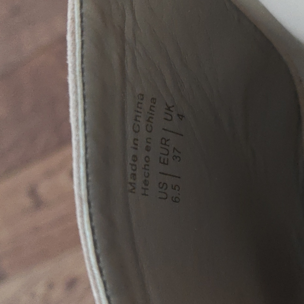 Aldo Nude Suede Open-Toe Block Heel Mule 6.5 - Picture 7 of 8